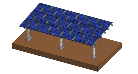 lắp carport năng lượng mặt trời
